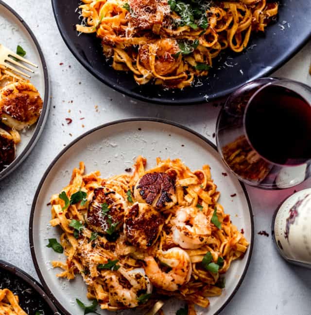 seafood pasta with arrabiata sauce diala's kitchen